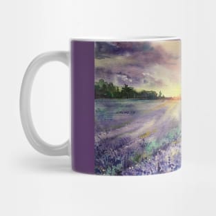 Lavender fields. Mug